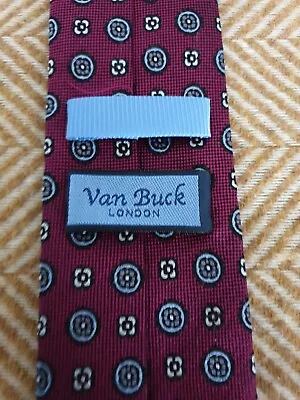 Van Buck Silk Tie 7.5cm • £12.50