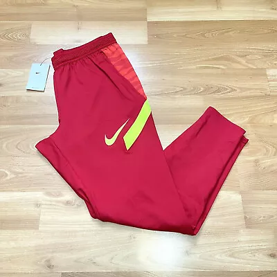 Nike Dri-Fit Strike Soccer Pants Size L Red Crimson Mens Joggers CW5862 687 • $92.30