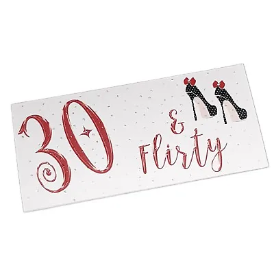 30th Birthday Card Money Gift Voucher Wallet With Envelope Stunning Handmade • £2.89