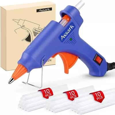 Assark Glue Gun Mini Hot Glue Gun Kit With 30 Glue Sticks For School Crafts ... • $13.45