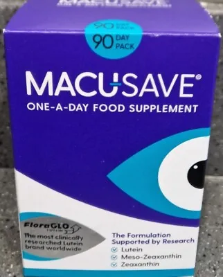 Macu-Save Eye Health Supplement 90 Capsules (3 Month Supply) Exp 2026 • £20.90