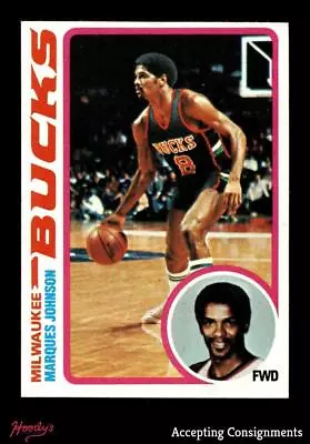 1978-79 Topps #126 Marques Johnson RC ROOKIE Bucks VG/EX - EX • $0.99