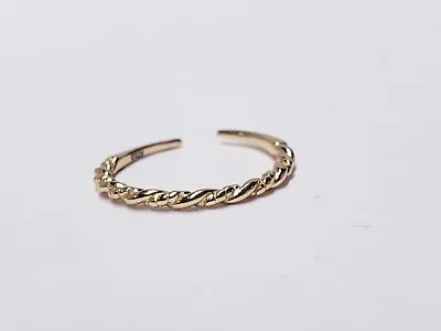 Enroute Jewelry Mucho Twirl Midi Ring Adjustable (minimum Size US 5.5) • $10