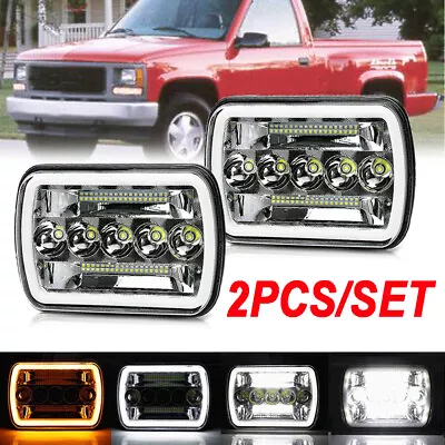 For GMC Savana 3500 Safari H6054 / H6052 / H6014 HeadLights Conversion 7x6 PAIR  • $49.89