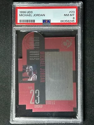 1996 UD3 Michael Jordan #23 PSA Graded Card Chicago Bulls HOF GOAT • $26.95