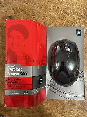 Microsoft Wireless Mouse 5000 BlueTrack Technology Model 1387 New Sealed • $121.46