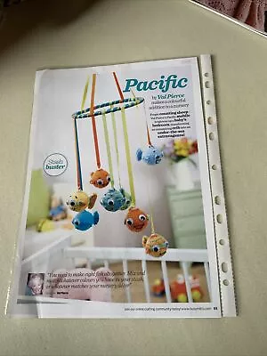 Pacific Nursery Fish Mobile Knitting Pattern - Stash Buster Val Pierce • £2.49