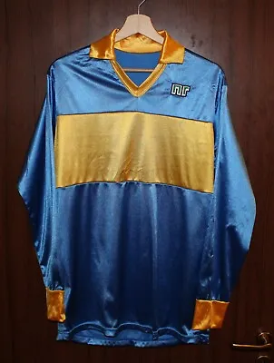 WOW! MARADONA Welcoming 1984 NAPOLI BOCA JUNIORS NR Size M Football Shirt Jersey • $350