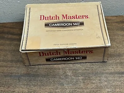 Vintage Dutch Masters Cameroon 140 Cigar Box ~ EMPTY • $5.50