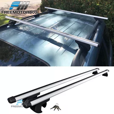 53 Inch Universal Car OE Style Key Cross Bars Aluminum Roof Rack Rail Carrier • $62.99