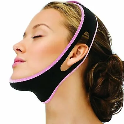 $7.70 • Buy V Line Face Slimming Double Chin Reducer Mask Lifting Belt Anti-Wrinkle Chin 