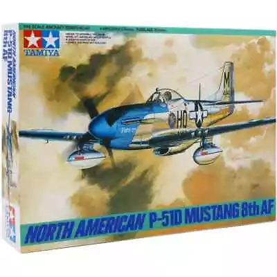 Tamiya North American P-51D Mustang 8th AF Plane Model Kit - Scale 1:48 - 61040 • £22.49