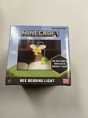 Minecraft Yellow Bee Battery-Powered Reading Light With Clip And Adjustable Arm • $20