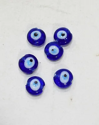$4.20 • Buy Beads Mediterranean Small Evil Eye Beads 12-14mm 