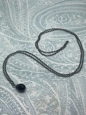 $168 • Buy Authentic Trollbeads Fantasy Necklace With Black Onyx 35.4 In/90 Cm, New In Box