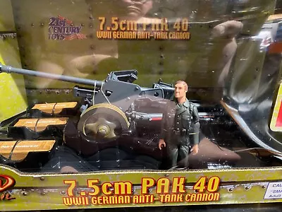 Ultimate Soldier 1:18 WW2 German 7.5cm PAK 40 Anti-Tank Cannon MIB • $55