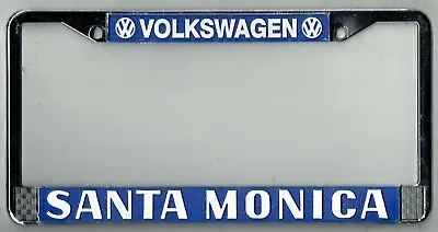 Santa Monica California Volkswagen Vintage VW Dealer License Plate Frame RARE • $68