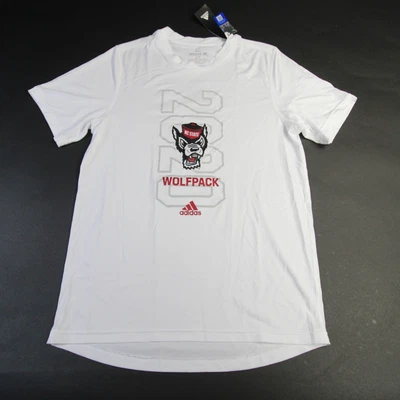 $17.06 • Buy NC State Wolfpack Adidas Climalite Short Sleeve Shirt Men's White New