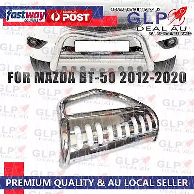 Fit Mazda BT-50 BT50 Stainless Steel Nudge Bar Grille Guard 2012-2020 • $263.25