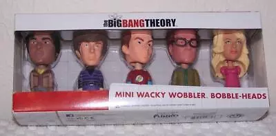 Funko The Big Bang Theory - Mini Wacky Wobbler Bobble Heads - Set Of 5 - New • $24.95