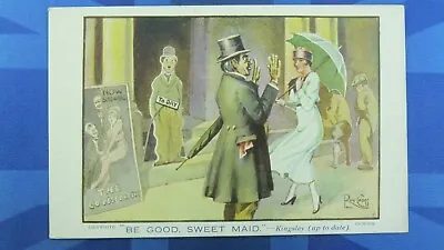 Vintage Roy Cross Comic Postcard 1920's Cinema Poster Charlie Chaplin Cut Out Ad • £6.30