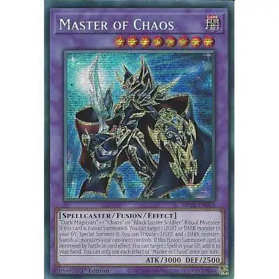 MP23-EN018 Master Of Chaos : Prismatic Secret Rare Card : 1st Edition : YuGiOh • £1.20