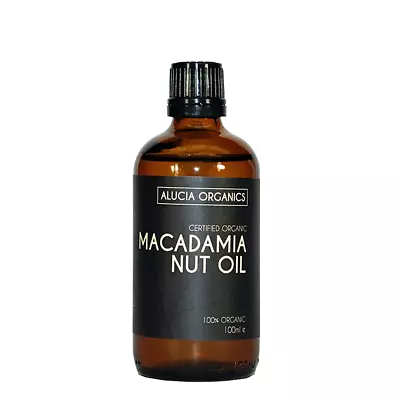 Alucia Organics Certified Organic Macadamia Nut Oil 100ml • £16.50