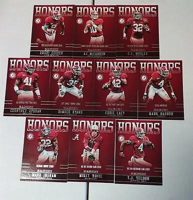 2015 Panini Collegiate Alabama Honors 10 Card Complete Set - Flat S/H • $12.99