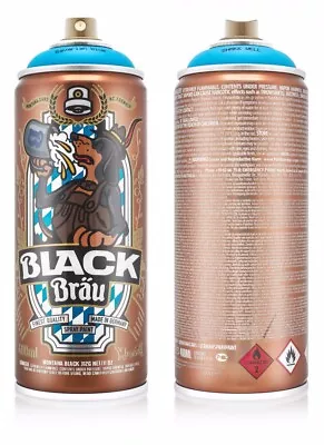 Montana-Cans/MTN Spray Paint Limited Edition: Black Bras Bavarian Blue • $20