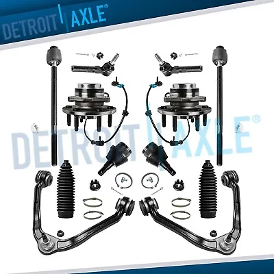 2WD Front Hubs Control Arms Tie Rods Kit For Chevy GMC Express Savana 1500 2500 • $199