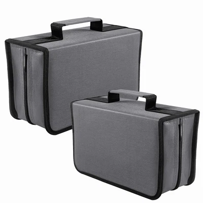 $15.59 • Buy 128 Disc Cd Dvd Storage Carrying Case Holder Binder Book Office Home US