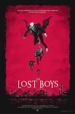 The Lost Boys 1987 Retro Vintage Movie Poster A0-A1-A2-A3-A4-A5-A6-MAXI 195 • £4.99