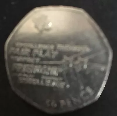 Olympic Games 2012 Fifty Pence Coin-Rowing • £1.29