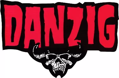 Sticker - Danzig Skull Logo Samhain Metal Rock Music Band LARGE Decal Gift 7992  • $5.99