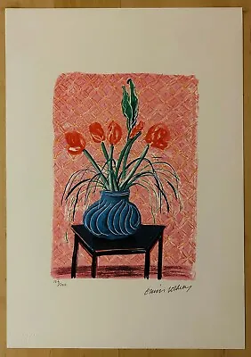 David Hockney  Amaryllis In Vase  1984 Limited Edition (140/200) O/s Lithograph • £130.16