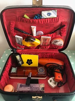 Biba Mary Quant 17 1970s Make Up Cosmetics Vintage Vanity Case Christmas Gift • £89