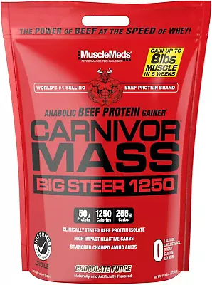 Carnivor Mass Chocolate Big Steer 1250 15 Lb (Packaging May Vary) • $177.62