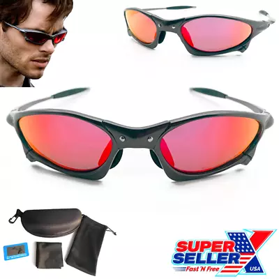 $37.78 • Buy Metal-X Penny Cyclops Sunglasses Polarized Ruby Iridium UV400 Lenses - USA