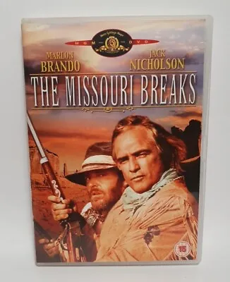 The Missouri Breaks (1976) DVD Marlon Brando Jack Nicholson Uk Region 2 Dvd • £3.95