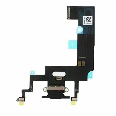 IPhone XR Charging Port - USB Dock Replacement Charger Flex Cable Mic Black UK • £4.85