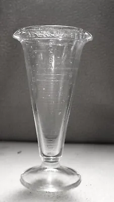 VTG Beta Scale Conical Glass Lab Beaker Double Spout REPURPOSE TO A FLOWER VASE! • $13.56