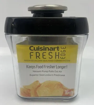 NEW 2012 Cuisinart Fresh Edge 16oz Vacuum Seal Food Storage Container System • $17.95