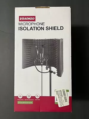 New Aokeo Microphone Isolation Shield Model AO 505 Metal Shell Studio Sound • $40