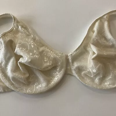 40DDD Lilyette Plunge Into Comfort Keyhole Jaquard Minimizer Underwire Bra EUC • $21