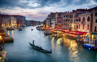 Italy Venice Landscape Art Wall Picture Modern Decor Painting Printed On Canvas • $49