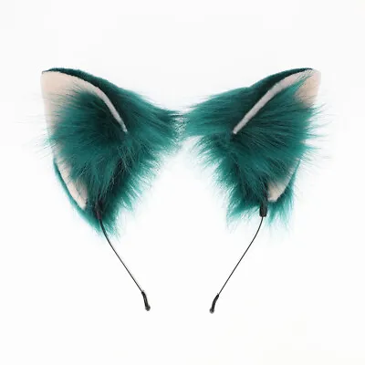 Women Girl Lolita Wolf Ears Headband Furry Anmimal Fox Ears Cosplay Hair Band  • $18.99