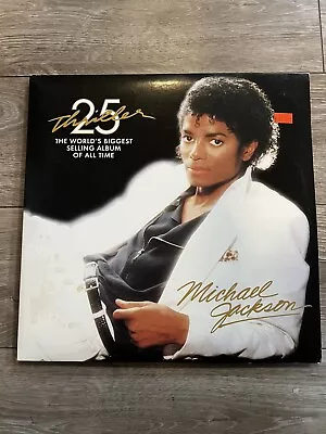 Thriller: 25th Anniversary Edition Michael Jackson (Record 2008) Cover Stained • $8