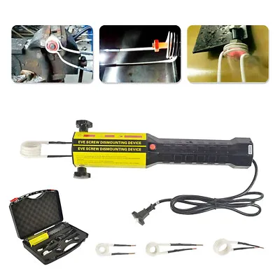 110V US Induction Ductor Magnetic Heater Kit Bolt Remover Induction Coil Top • $198.20