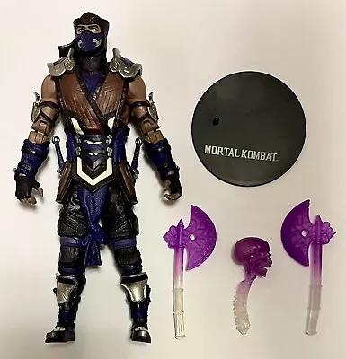 McFarlane Toys Action Figure Mortal Kombat 11 Sub-Zero Winter Purple Variant 7  • $19.99