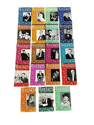 The Wizard Magician Magic Magazine 1940s 1950s Vintage Large Lot Of 19 • $195